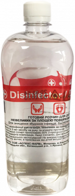 Антисептик для рук и кожи Desinfector 1000 мл (квадратная бутылка)