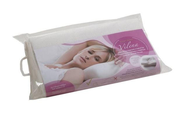 Ортопедична подушка для сну Vilena Комфортна, з ефектом пам'яті CMP010