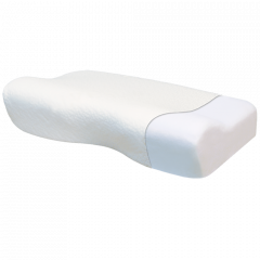 Ортопедическая подушка для сна с эффектом памяти, с выемкой под голову и плечо Тривес (ТОП-119L)