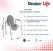 Купити Стілець туалетний складний зі спинкою Doctor Life, арт.10595 з доставкою додому в інтернет-магазині ортопедичних товарів і медтехніки Ортоп