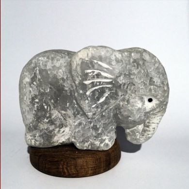 Соляна лампа Слоненя 3,5 - 4 кг
