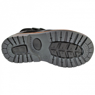 Ортопедичні черевики для хлопчиків, зимові з натуральним хутром 06-750Мех