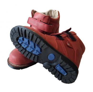 Дитячі ортопедичні черевики з супінатором FootCare FC-115 червоні