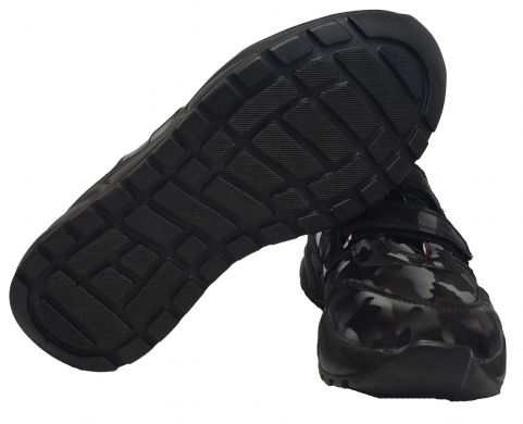 Ортопедичні кросівки на липучках Ortop 600 BlackMilitary зі знімною устілкою