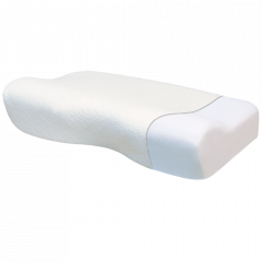 Ортопедическая подушка для сна с эффектом памяти, с выемкой под голову и плечо Тривес (ТОП-119M)