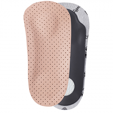 Шкіряні супінатори-напівустілки ортопедичні для підтримки поздовжнього і поперечного склепінь стопи FootCare, ШНС-001