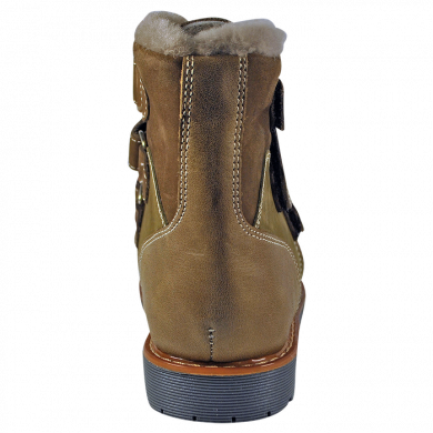 Ортопедические ботинки для мальчиков, зимние с натуральным мехом 06-756Мех
