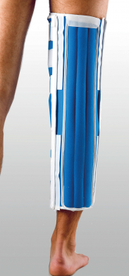 Жесткая шина для ноги с 4-мя металлическими ребрами жесткости (Тутор-3Н)
